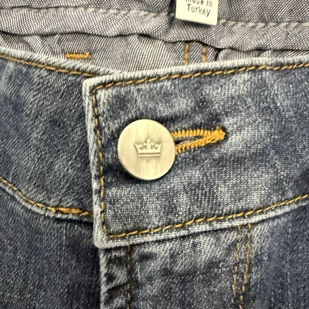 Peter Millar Jeans Mens 38x34 Blue‎ Stretch Denim Mid Rise Straight Crown